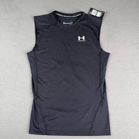 Under Armour Shirt Mens Large HeatGear Armour Comp SL Sleeveless 1361522-001 - Picture 1 of 10